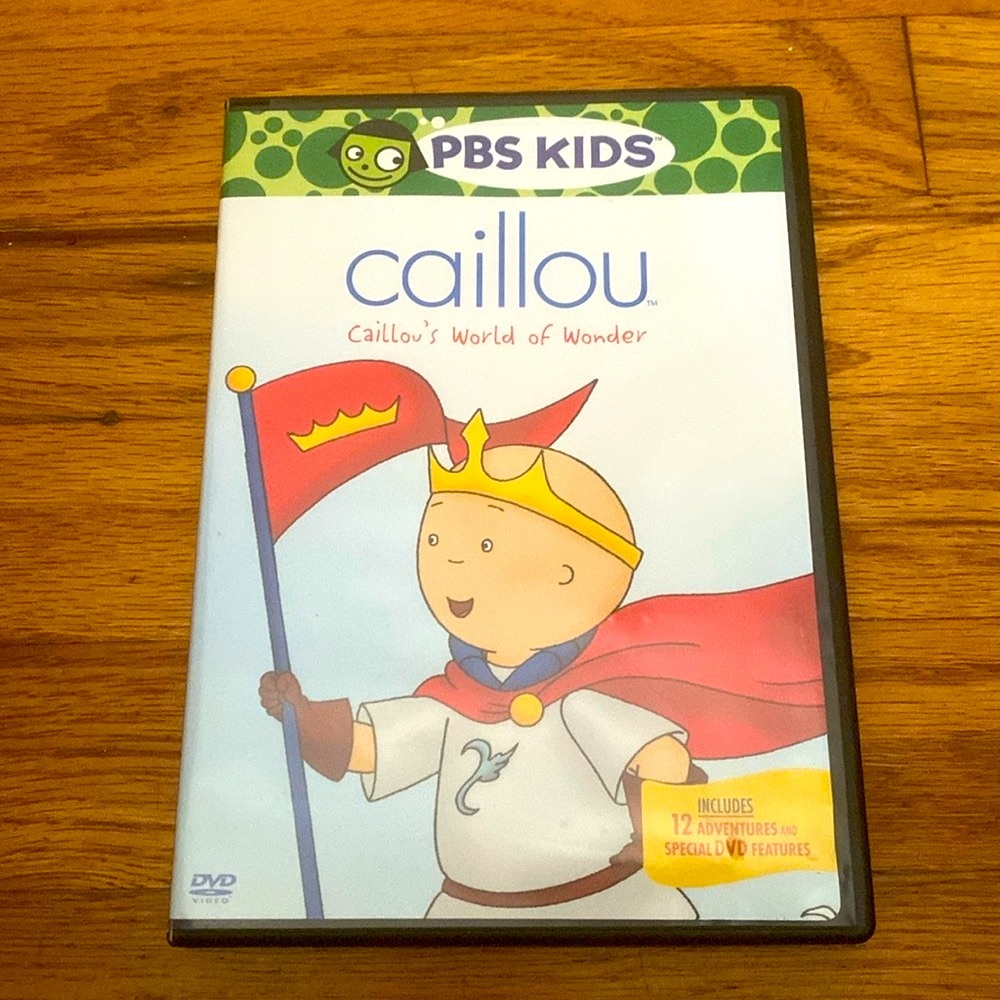 Like New PBS Kids Caillou- Caillou’s World of Wonder DVD